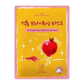 LACVERT LV Real Food Recipe Sheet Mask Pomegranate Brightening Mask