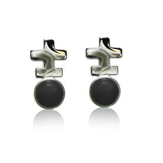 ZN Concept Black Agate Earrings