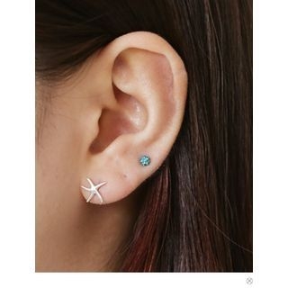 PINKROCKET Starfish Silver Earrings