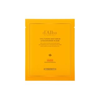 D'alba - Vita Toning Mist Serum & Niacinamide 5% Mask 28G