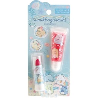 San-X - Sumikko Gurashi Lip Stick & Lip Gloss Set 02 2 Pcs