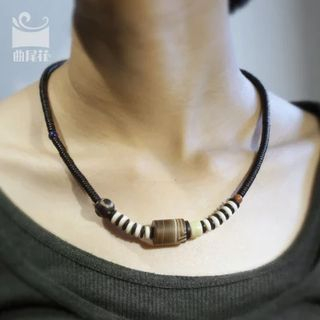 Zeno Bead Necklace As Figure - One Size