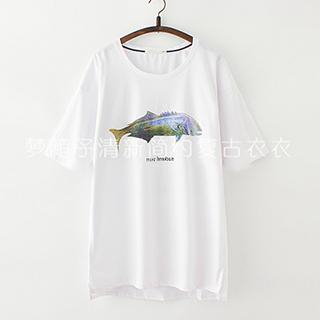 ninna nanna Fish Print T-Shirt