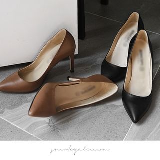 NIPONJJUYA Genuine-Leather Stilettos