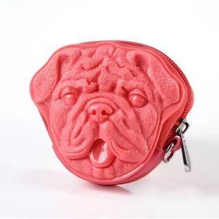 Adamo 3D Bag Original Casual Bull Dog 3D Coin Purse Pink - One Size
