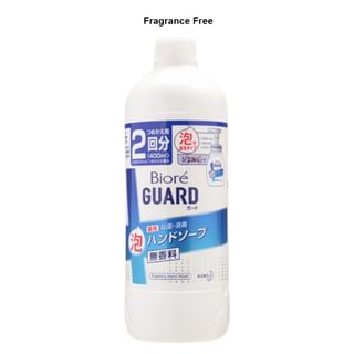 Biore Guard Foaming Hand Wash Fragrance Free - 400ml Refill