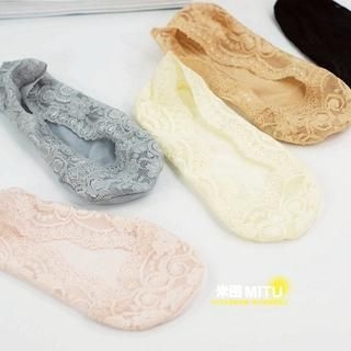 MITU Anti-Skidding Lace No-Show Socks