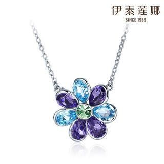 Italina Swarovski Element Crystal Flower Necklace