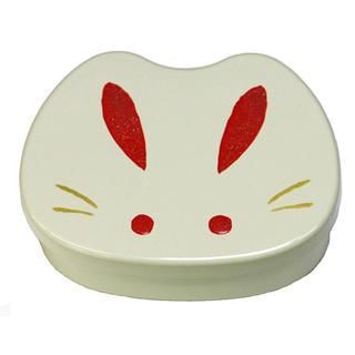 Hakoya Hakoya Face Lunch Box White Rabbit