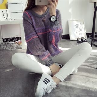 Qimi Plaid Sweater