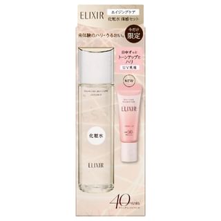 Shiseido - Elixir Bouncing Moisture Lotion & Day Care Revolution Tone Up Set SPF 50+ PA++++ 1 set