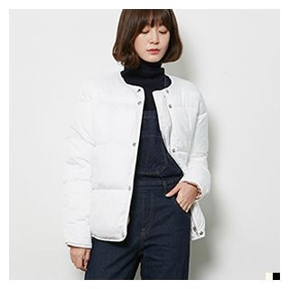 FROMBEGINNING Round-Neck Padded Jacket