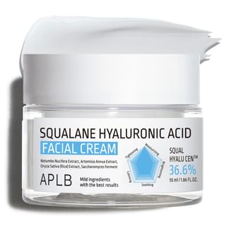 APLB - Squalane Hyaluronic Acid Facial Cream - 55ml