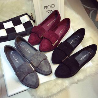 Zapatos Bow-Accent Loafers