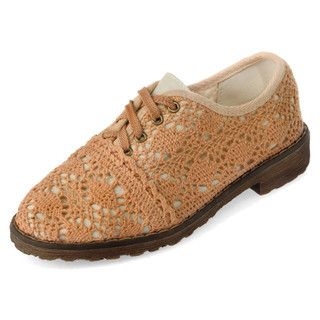 yeswalker Crochet Oxfords