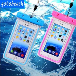 Sunset Hours Luminous Waterproof Mobile Pouch