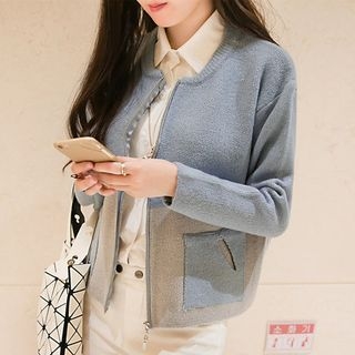 Soft Luxe Color Block Knit Cardigan