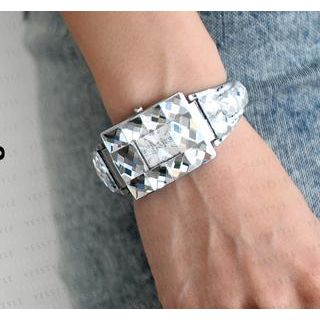 SO Central Jeweled Bracelet Watch Silver - One Size