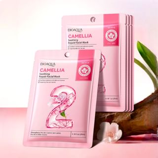 Bioaqua - Camellia Soothing Repair Facial Mask #Camellia