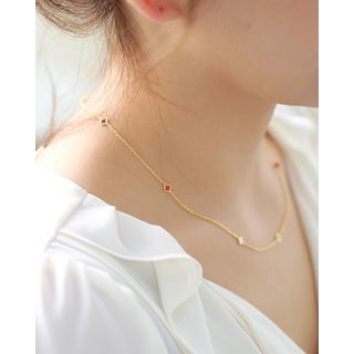 Miss21 Korea Flower Chain Necklace