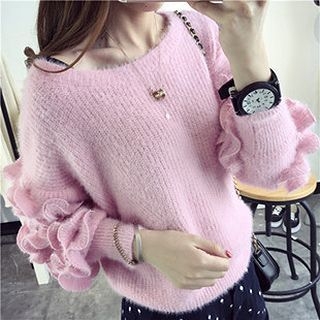 FR Frilled Accent Sweater