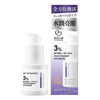 My Scheming - 3% Retinol + 5% Cica Youth Radiant Eye Serum 15Ml