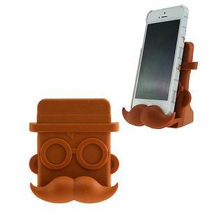 Mr. Mc Mustache Phone Holder Brown - One Size