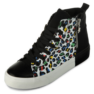 yeswalker Leopard Print Platform Sneakers