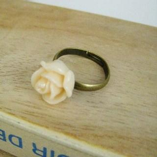 MyLittleThing Peach Rose Copper Ring Copper - One Size