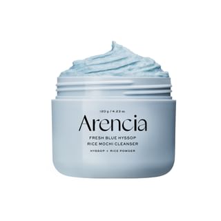 Arencia Fresh Blue Hyssop Rice Mochi Cleanser 120g