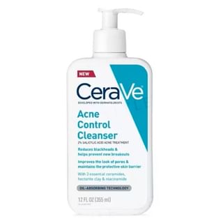 CeraVe - Acne Control Cleanser 2% Salicylic Acid Acne Treatment 355ml