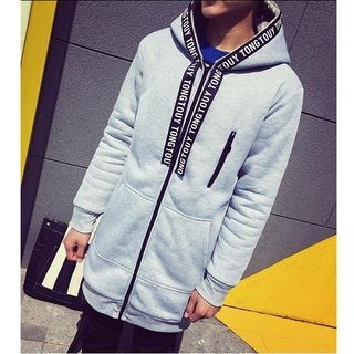 Bay Go Mall Lettering Hooded Jacket