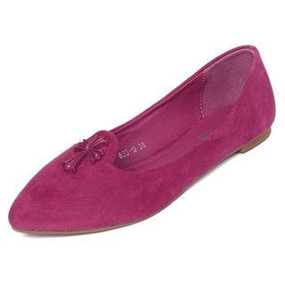 yeswalker Cross-Accent Pointy Flats