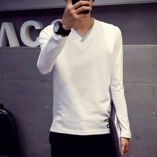 JVR Long-Sleeve V-Neck T-Shirt