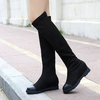Cinde Shoes Elastic Over The Knee Boots