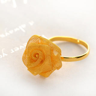 Fit-to-Kill Rose Ring  Gold - One Size