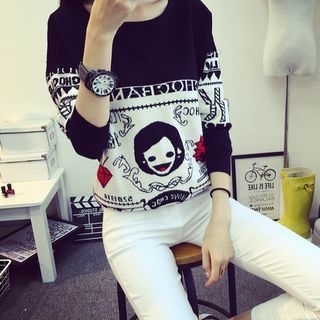Coronene Patterned Sweater