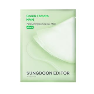 SUNGBOON EDITOR - Green Tomato Pore Lifting Ampoule Mask 2023 Version - 23g x 1 sheet