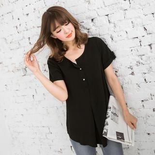 OrangeBear Short-Sleeve Blouse