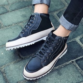 Chariot Lace-Up Ankle Boots