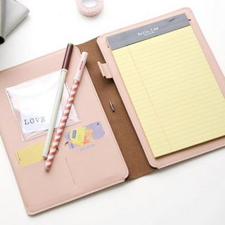 Full House Faux-Leather Notebook Cover (Medium)