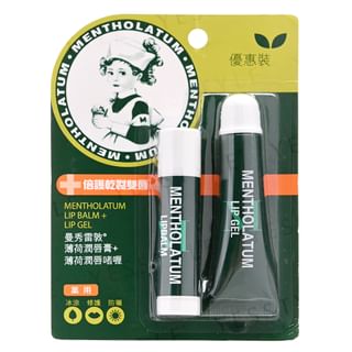 Rohto Mentholatum - Lip Balm & Lip Gel Special Set 2 pcs