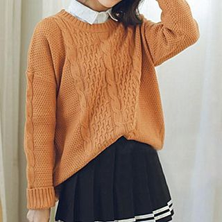 Honey House Cable Knit Sweater