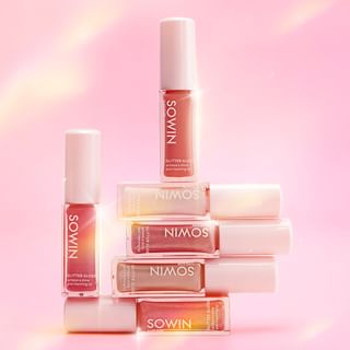 Sowin - Glass Glow Glitter Lip Gloss - 6 Colors 04 Lilac Glitz - 8G