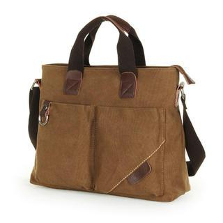 Moyyi Canvas Tote with Shoulder Strap