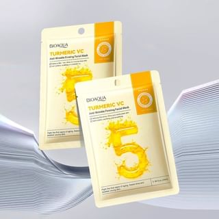 Bioaqua - Turmeric Vc Anti-Wrinkle Firming Facial Mask #Turmeric Vc
