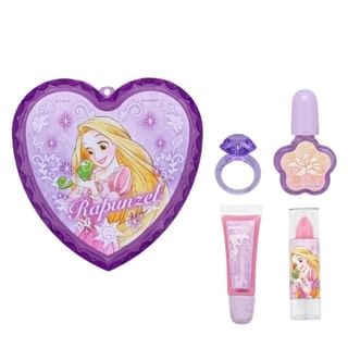 Shobido - Disney Rapunzel Heart Case Cosmetic Set 5 Pcs