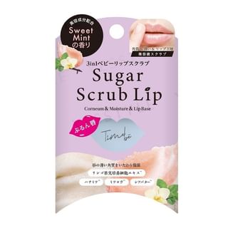 Beauty World - La.Stella Time Be 3-In-1 Sugar Scrub Lip Sweet Mint 10g