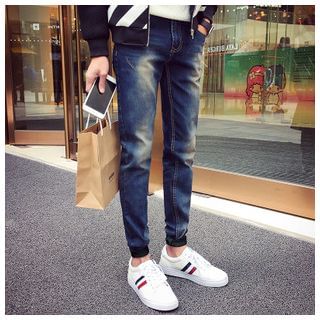 Danjieshi Gather Cuff Jeans
