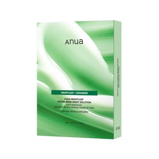 Anua - Heartleaf Cream Mask Night Solution Mask Set 2024 Version - 25ml x 10 sheets